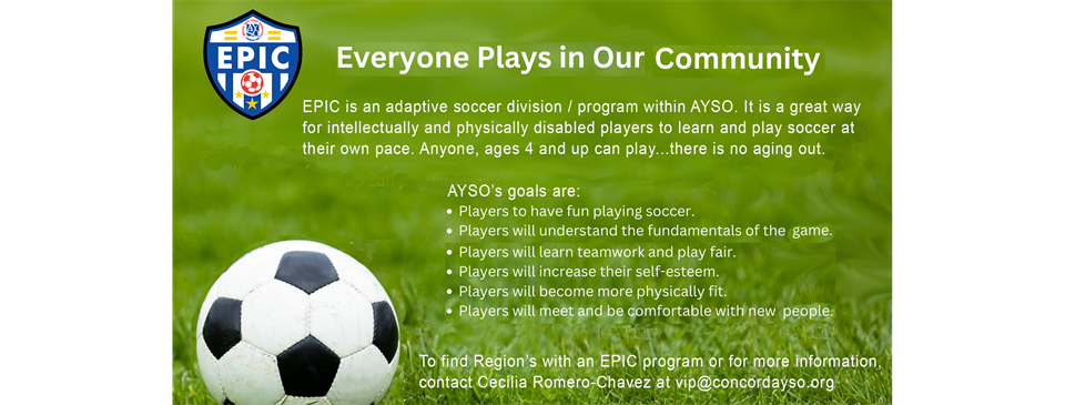 EPIC Program - Everyone Plays in Our Community